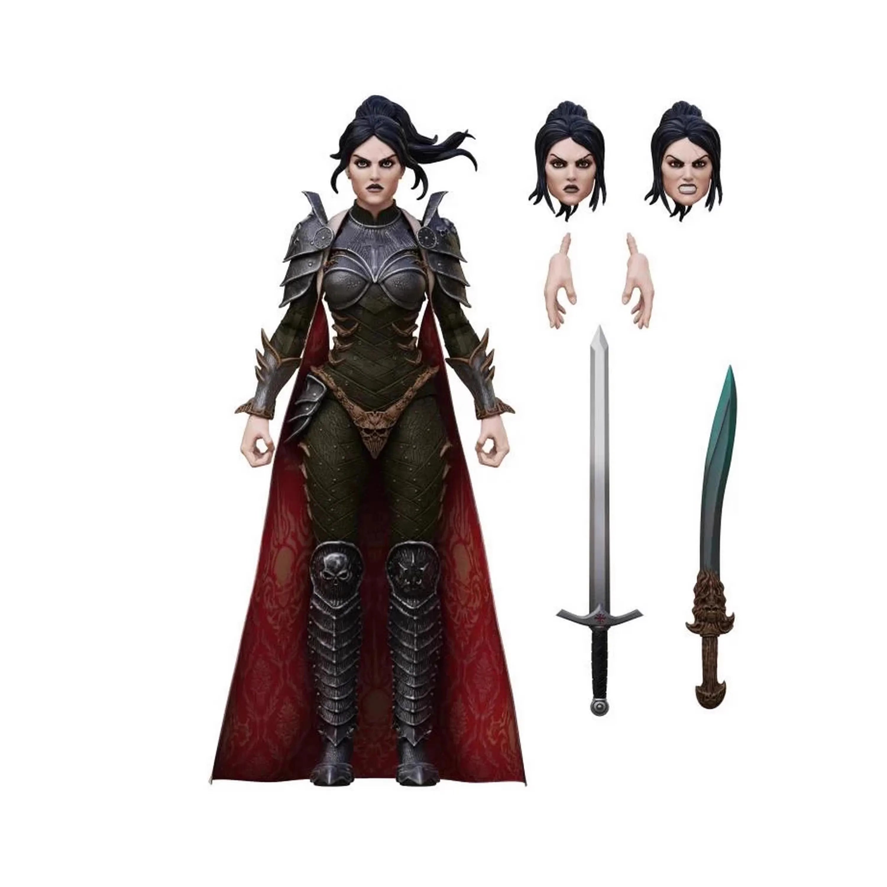 BFS  Blow 6 Inch 2 Death Court 2 Wave General Soul Thief Dual Sword Fem Warrior Posable Action Figure Collectible Toy