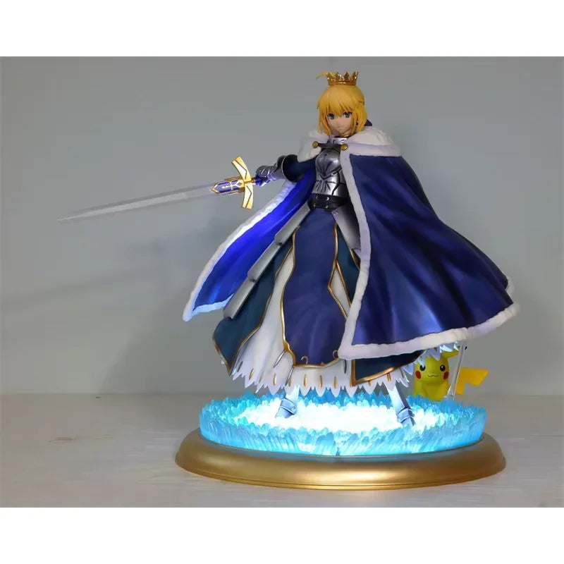 Saber/Artoria Pendragon [Deluxe Editi H25cm 1/7 100% Genuine Original Anime Figure Toys Collection