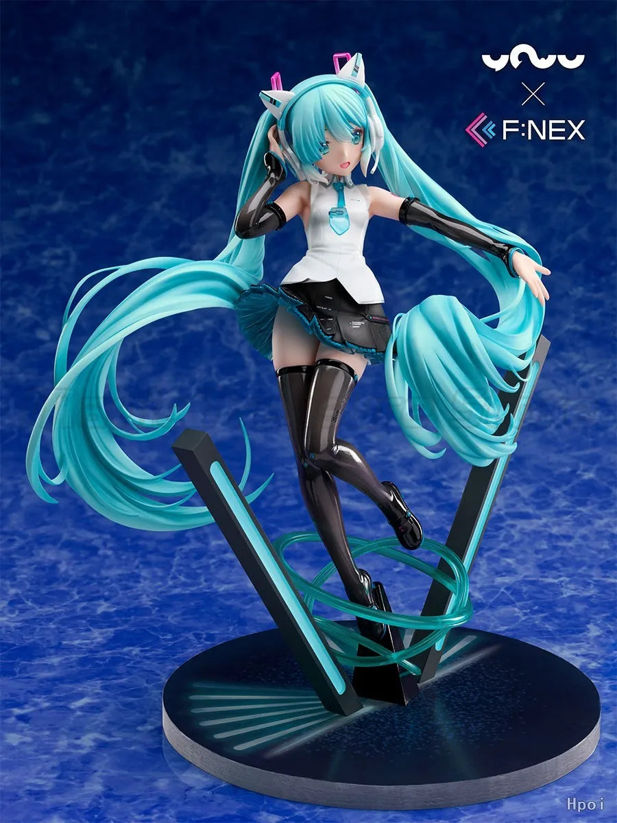 【MT】Original F:NEX VOCALOID Hatsune Miku Cat Ear Headphones 1/7 Scale Toy Model Collection Figure