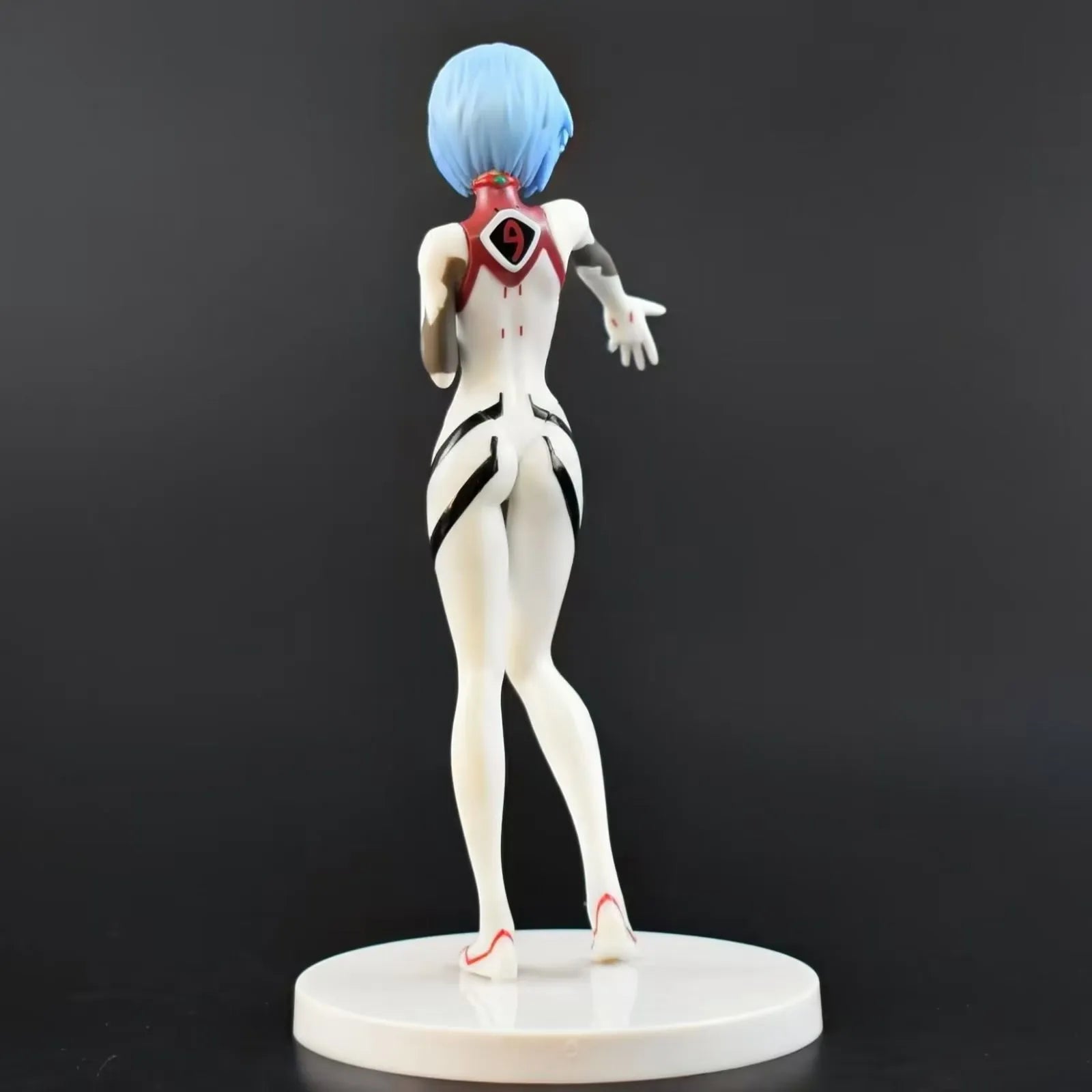 20CM Anime EVA Ayanami Rei Figure Short Hair Battle Suit Dress Up Model Toy Gift Collection Action Figure PVC Gift Boxed