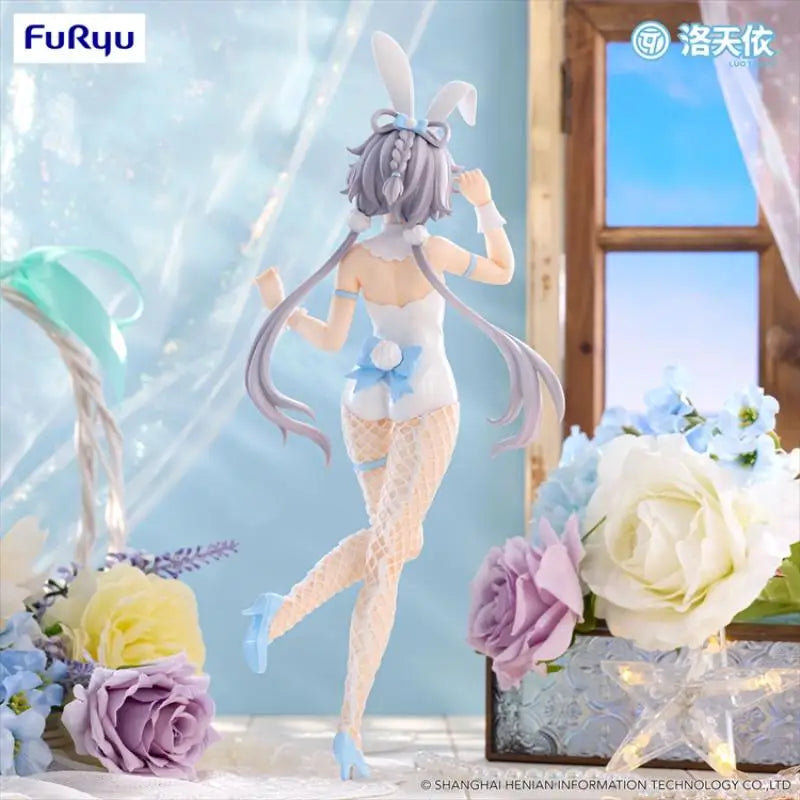 28cm Genuine FuRyu Luo Tianyi Bunny Girl BiCute Bunnies Vsinger Anime Action Figure Model Toys Gift for Birthday