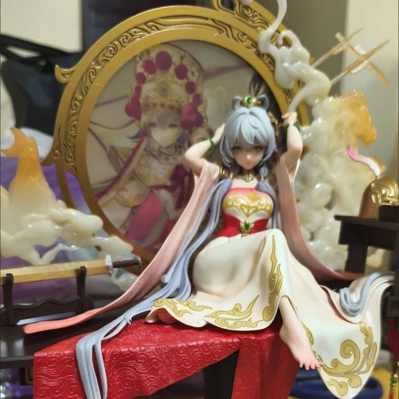 In Stock 28.5 Cm Vsinger Luo Tianyi × Bearpanda 1/6 Scale Standard Figure - Mulan Ci Ver. With Bonus Model Toy Gift