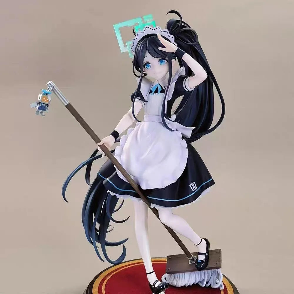 25cm  Cute Alice Tendo Maid Figure Blue Archive Anime Girl in Maid Dress Detailed Collectible Model for Fans Display