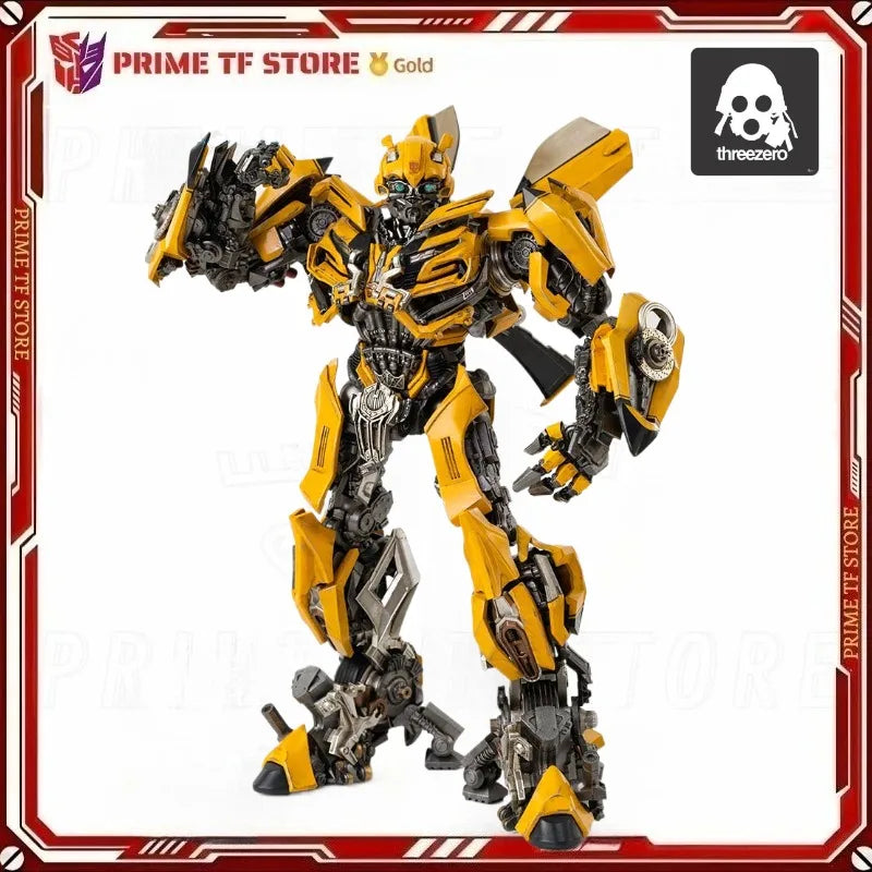 【Hot Sales】Original Threezero DLX TRANSFOMERS: THE LAST KNIGHT 3Z0164 BUMBLEBEE Anime Figure Action Toy Collection Model Gift