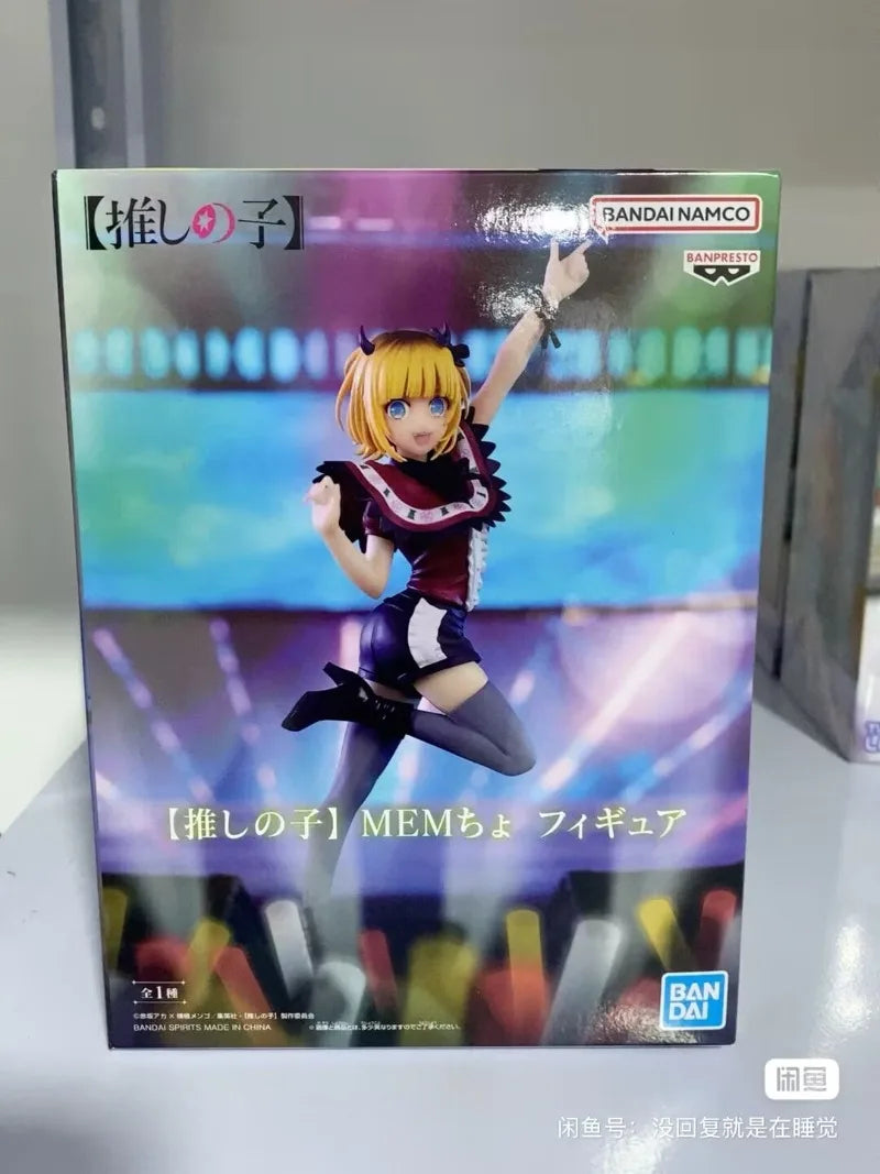 Original Bandai Oshi No Ko Arima Kana Memcyo Hoshino Rubii MEM CYO 17Cm Anime Figure Pvc Model Toys Kawaii Doll Collectible Gift