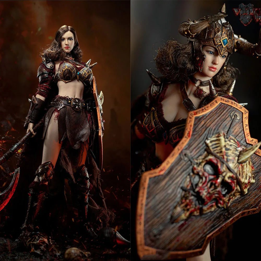 Tbleague Pl2020-162 1/6 Viking Woman Gladiator Helmet Sexy Female Warrior Suit Version For 12"  Action Figure Model Collection