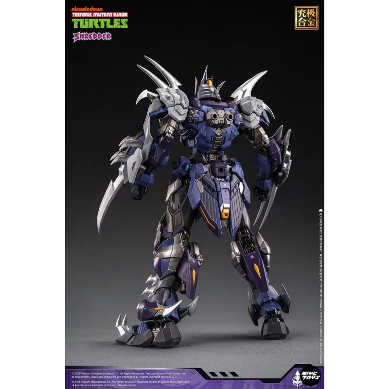 In Stock HEATBOYS Teenage Mutant Ninja Turtles Shredder Chinese Mecha Model Kit Action Figure Model Toy Doll Gift Collectible