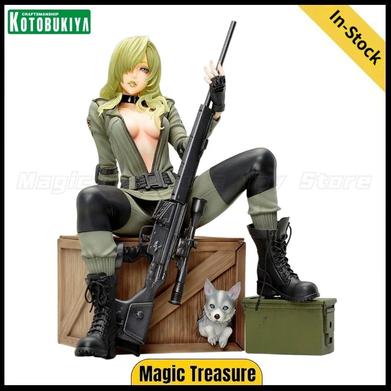 【In Stock】Original Kotobukiya BISHOUJO STATUE Sniper Wolf 1/7 Scale Model Figure Toy Gift