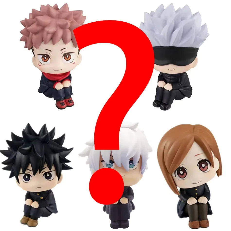 10cm Jujutsu Kaisen Anime Figure Look Up Q Version Satoru Gojo/Geto Suguru Action Figure Fushiguro Toji/Okkotsu Yuta Figurine