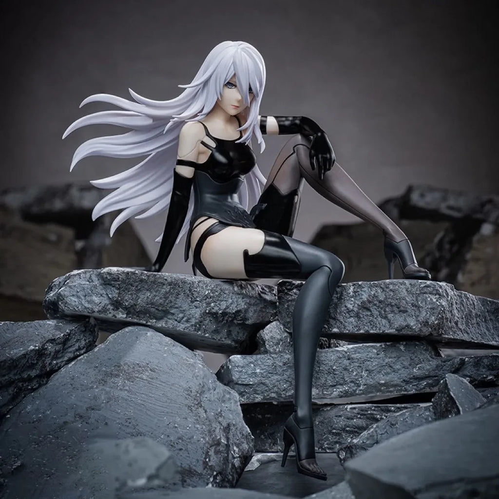 Original Sega NieR:Automata Ver1.1a Chokonose Premium Figure A2 YoRHa Type A No.2 Anime Figure Action Model Collectible Toys Gif