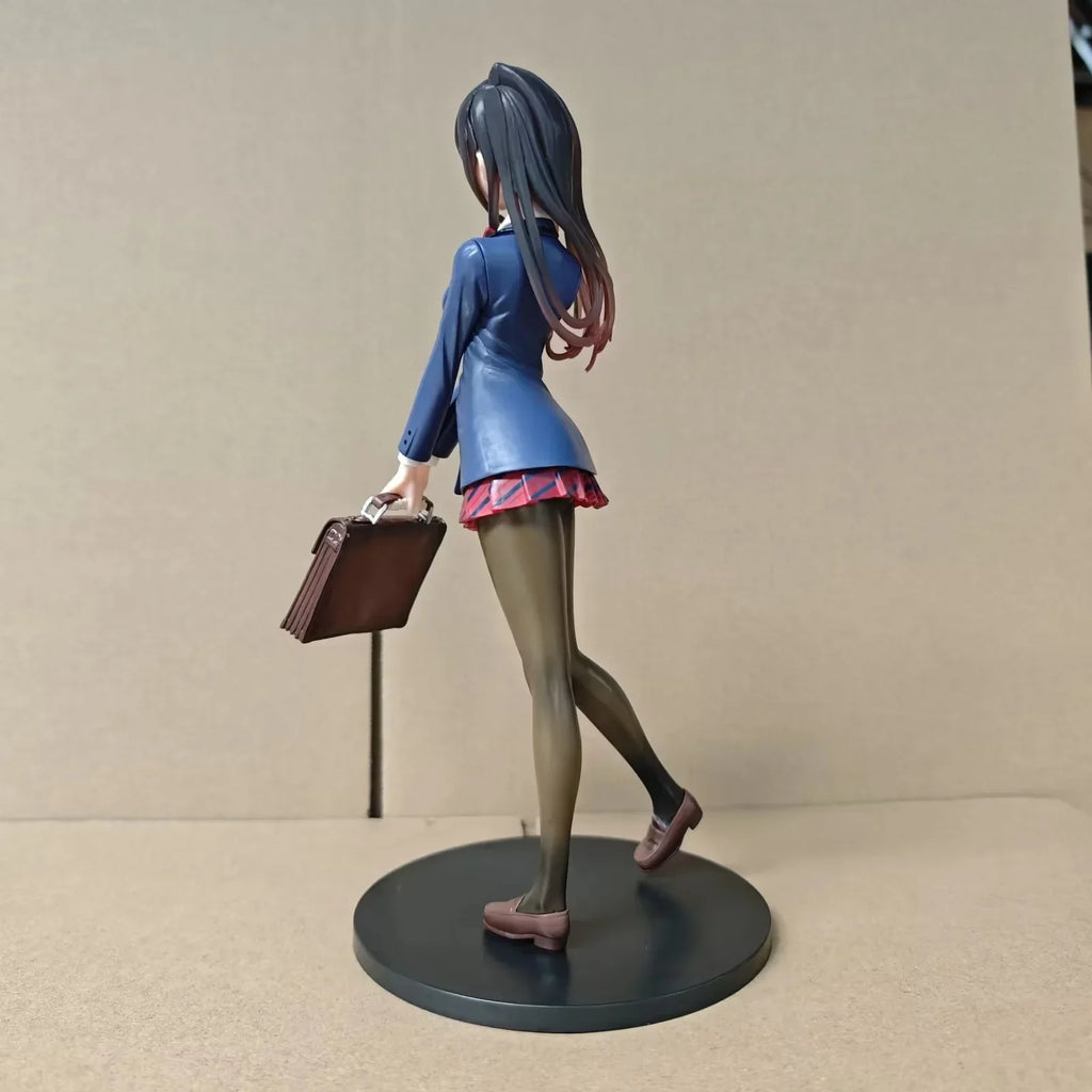 26CM Anime Komi san wa Komyushou Desu Figure Komi Shouko Dream Tech 1/7 Wave School Uniform Ver Model Toy Gift Action Figure