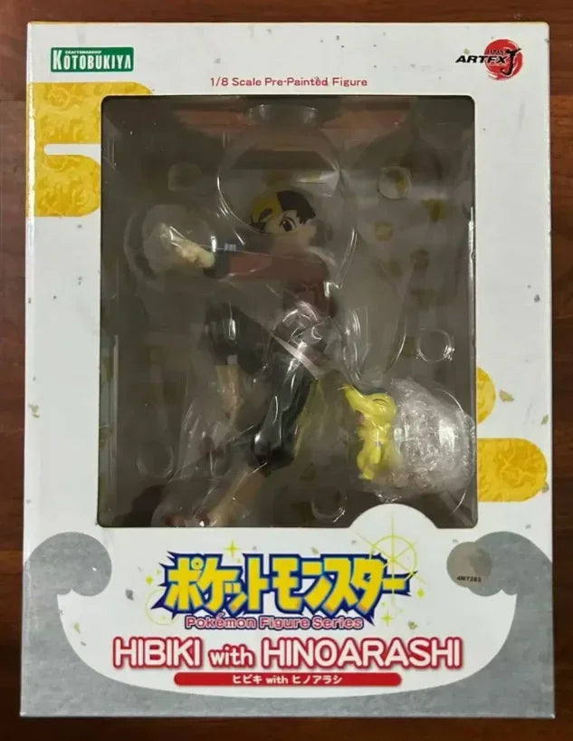 In Stock Original  1/8 ARTFX J Pokemon Series Red with Charmander  Anime Action Collection Figures Model Toys