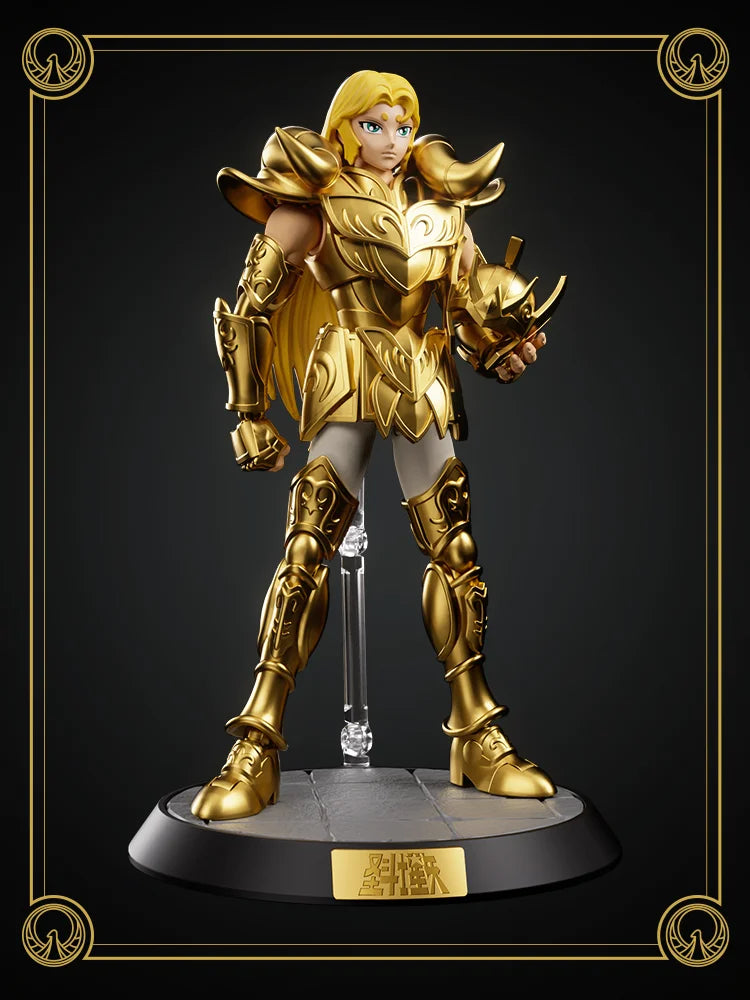 Blk Blokees Saint Seiya Figure Set - Taurus Pegasus Sagittarius - Assembled Collectible Anime Peripheral Model Toys Gift