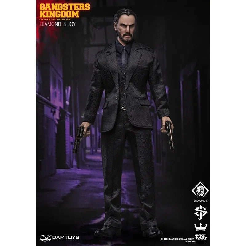 Spot DAMTOYS Original Gangster Kingdom Block 8 Joey Finished Product Movable Doll Movable Soldier Model Ornament Gift Collection