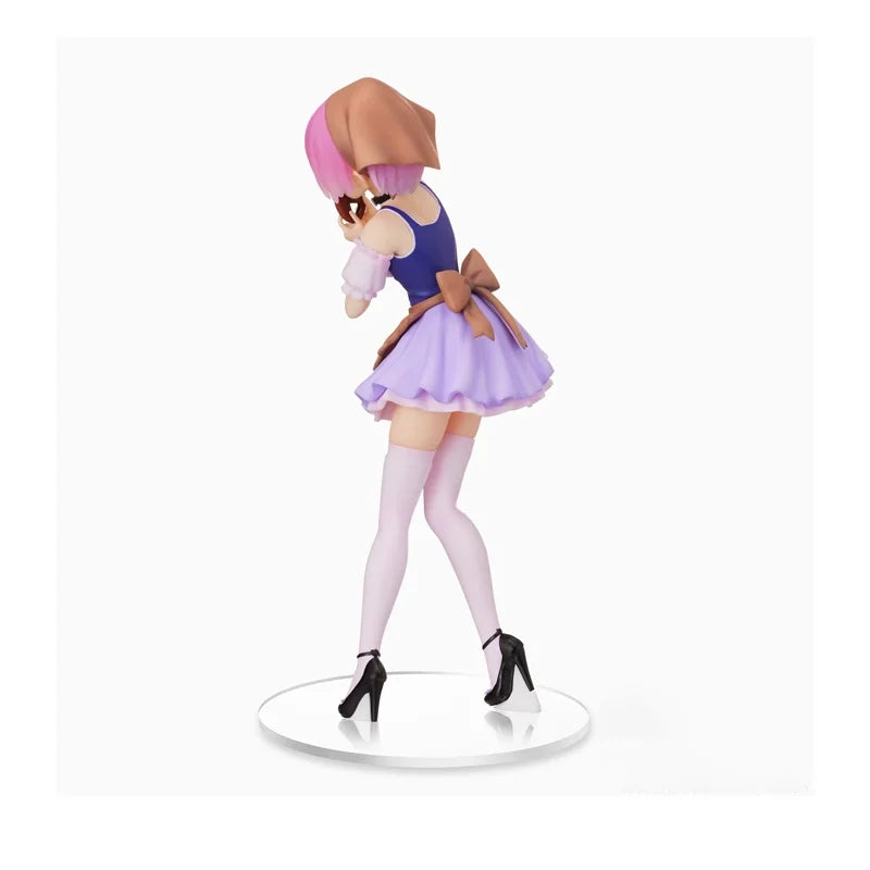 Original Anime Re:Zero Starting Life in Another World Ram Emilia Oktoberfest Ver. Action Figure Desktop Ornaments Model