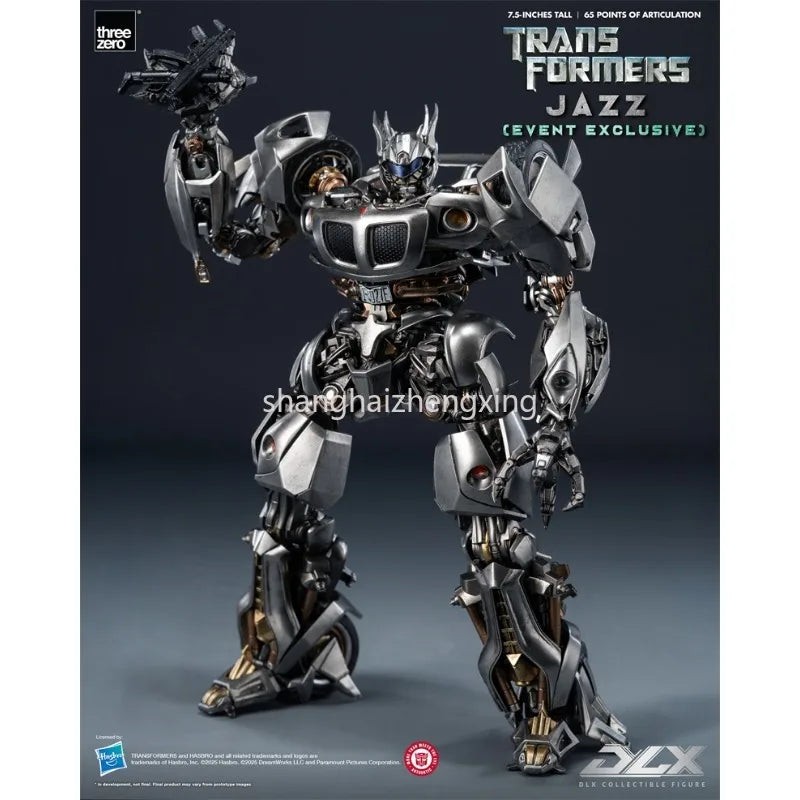 Pre-sale Start threezero 3A DLX Transformation Toys Movie 4 Series Jazz Deluxe Edition Action Figure Model Toy Collection Gift