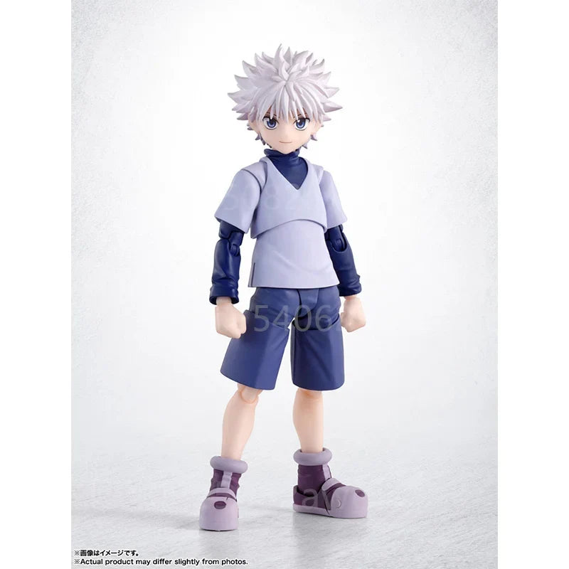 SHFiguarts Hunter x Hunter Killua Zoldyck Action Figure Gon Freecss Combo SHF Anime Collectibles In Stock Gift Toys KO Model