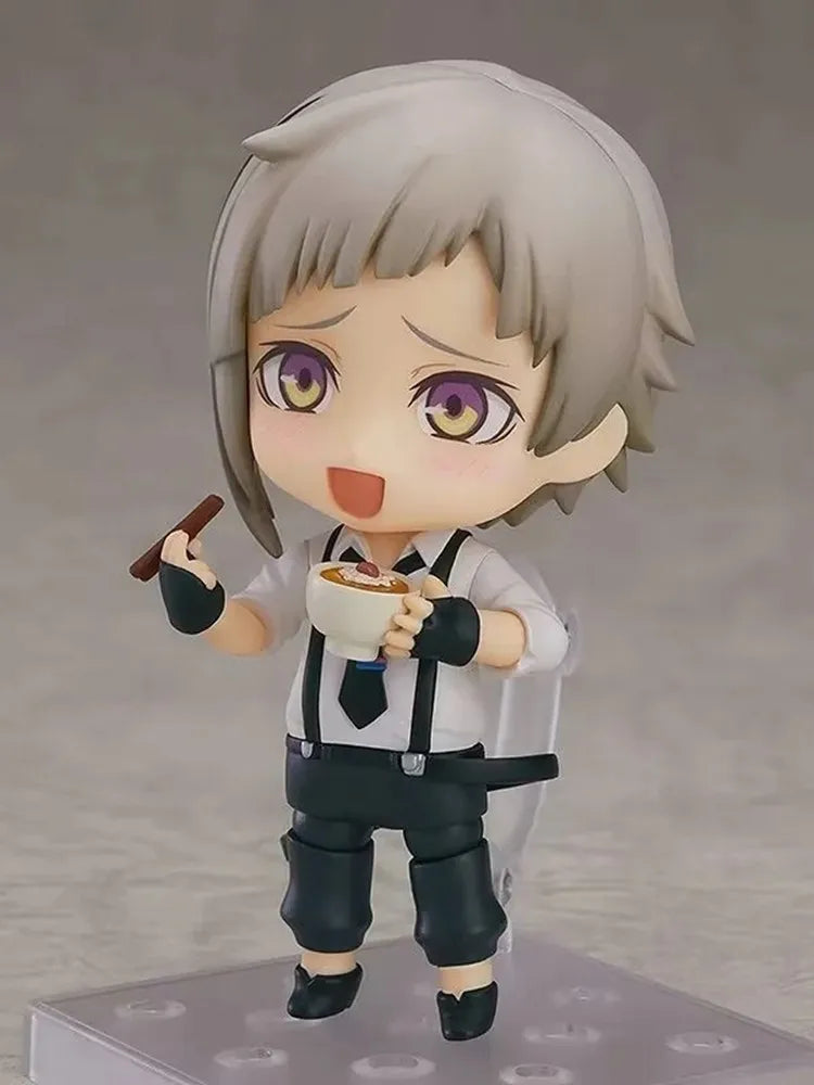 Bungo stray dogs Nakajima Atsushi #893 Q version figma PVC Action Figure Anime Figure Model Toys Figure Doll Gift