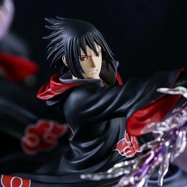 NARUTO Anime Figurine Model GK Uchiha Sasuke Action Figures 40CM PVC statue Collection Toy Hawk figma