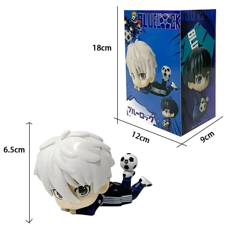 Anime Blue Lock Isagi Yoichi Nagi Seishiro Cosplay Figure Collectible Cartoon Character Ornament Pet Model Kit for Fans