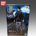 Auf Lager Bandai Original Banpresto Attack On Titan Levi Ackerman Actionfigur Modell Puppe Nagelneu Verpackt Anime Charaktere