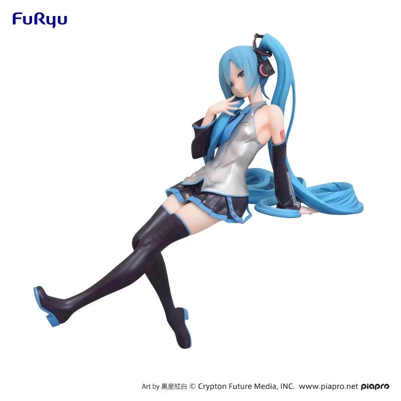 In Stock Original FuRyu Hatsune Miku ‌Art By Noodle Stopper Figure Desktop Ornaments Model Collection Toy Gifts Brand New Boxed