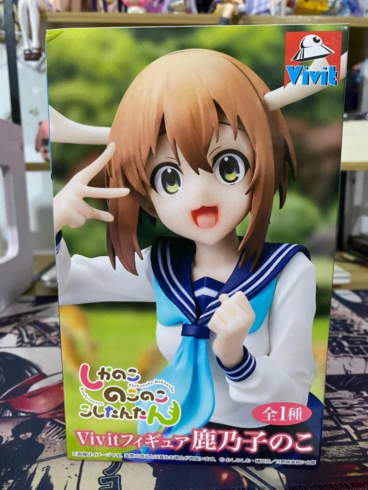 In Stock Original System Service Vivit My Deer Friend Nokotan Shikanoko Noko Pvc Anime Action Figures Model Collection Decorate