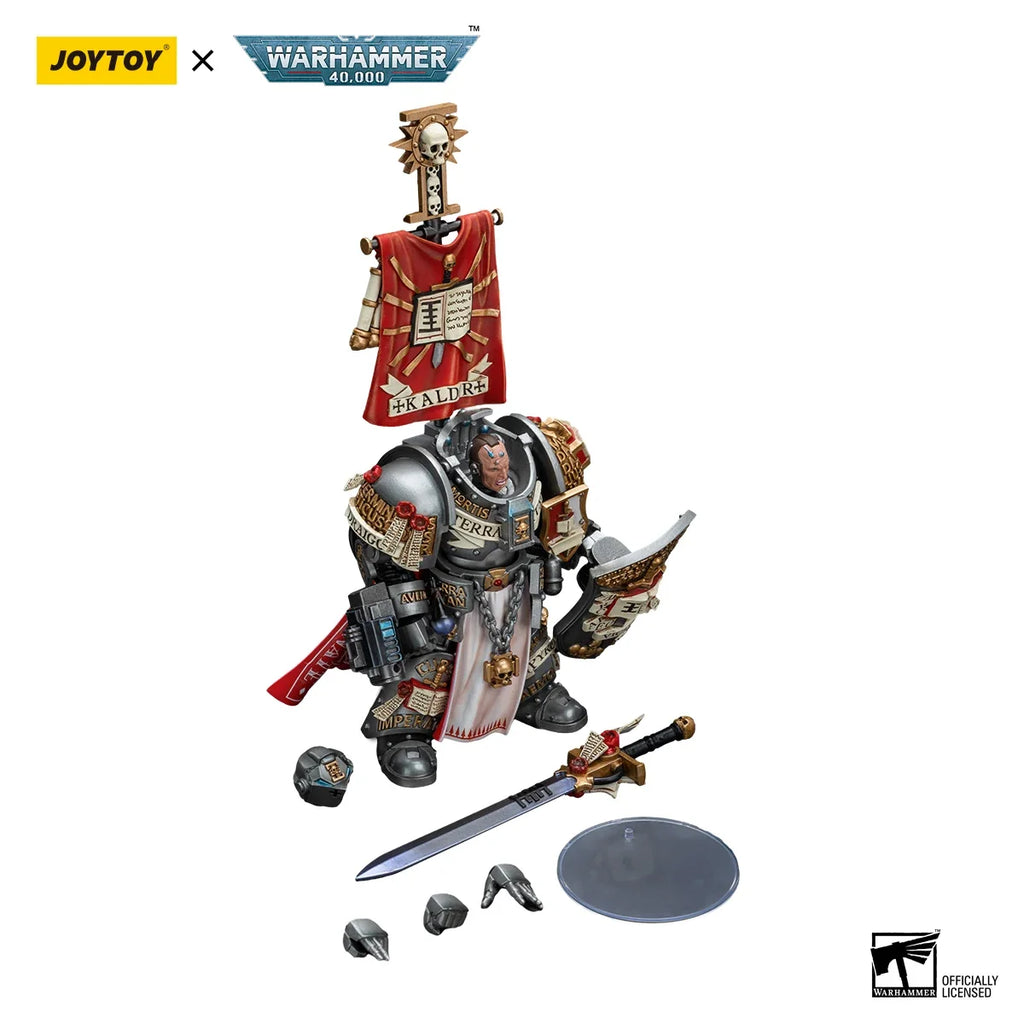 【In Stock】JOYTOY Warhammer 40K Grey Knights Kaldor Draigo Model Toys 1/18 Action Figure