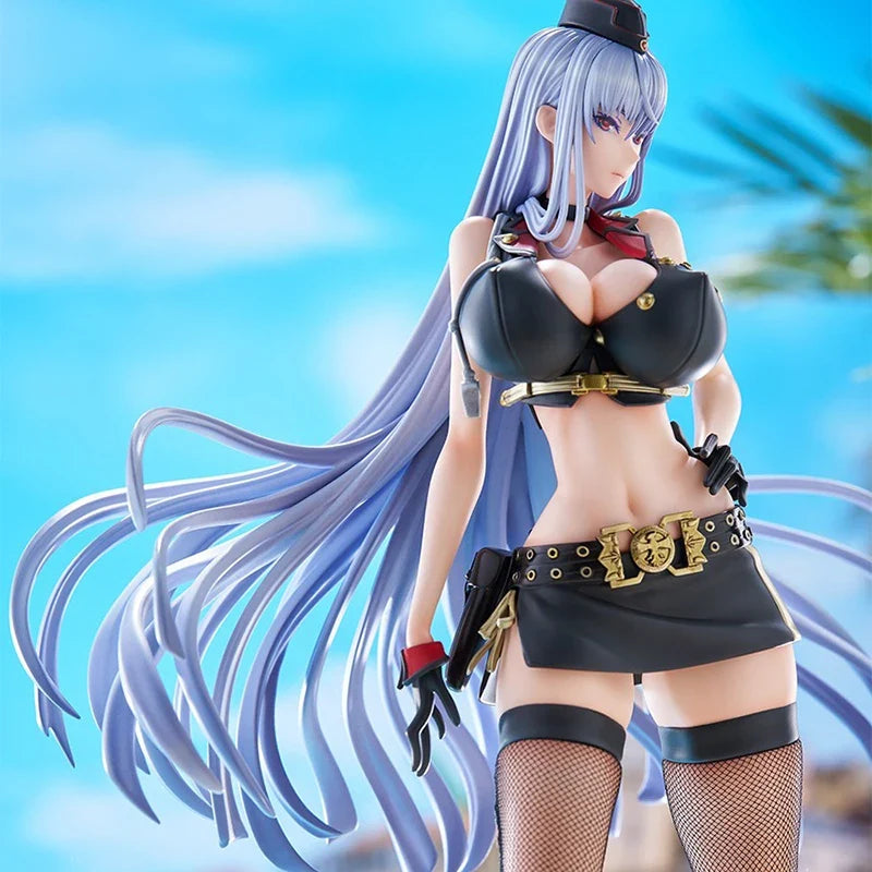 Original Genuine quesQ Valkyria Chronicles 4 Selvaria Ble Swimwear Anime Figure Collectible Boxed Statuette Model Doll Gifts