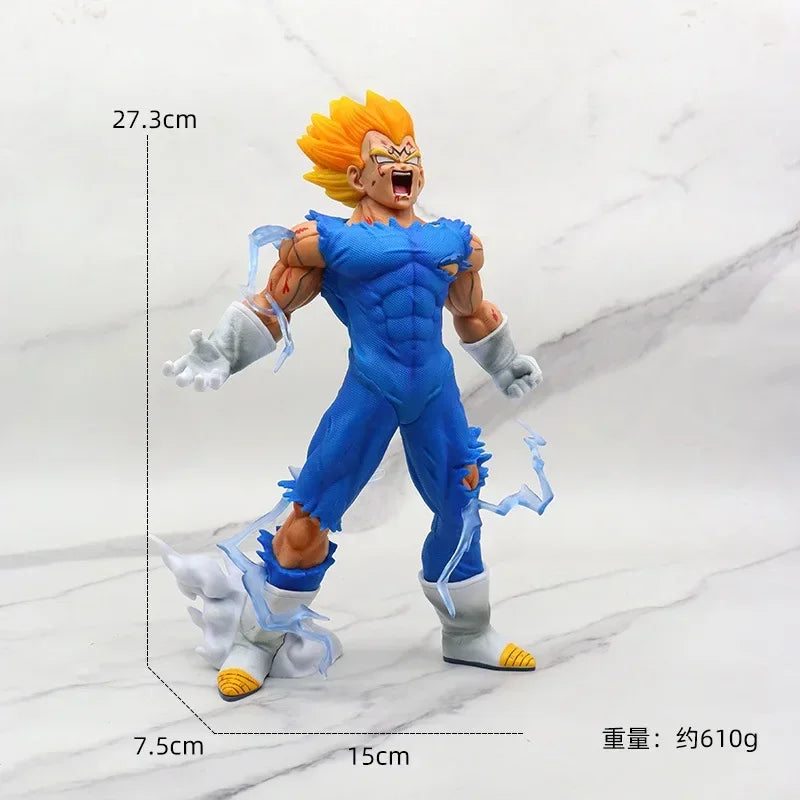 @@HOT 28cm Dragon Ball Z GK Figure MAXIMATIC The Vegeta Super Saiyan Son Majin Vegeta Self-Destuct Vegeta Figure Toys Model Gift