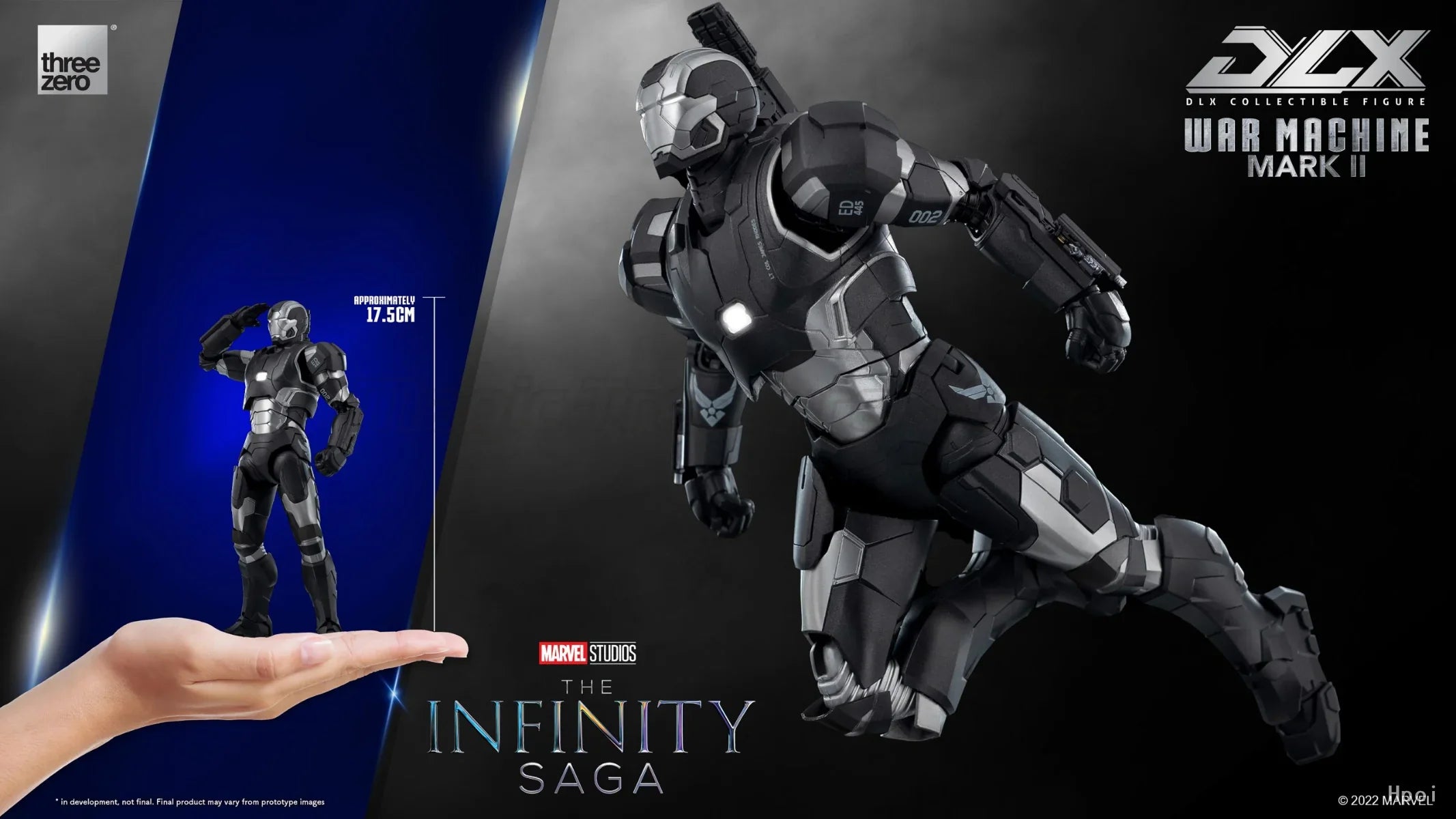 【MT】threezero Marvel 3Z0478 DLX Marvel Studios: The Infinity Saga War Machine Mark 2 Action Figure Toy Gifts