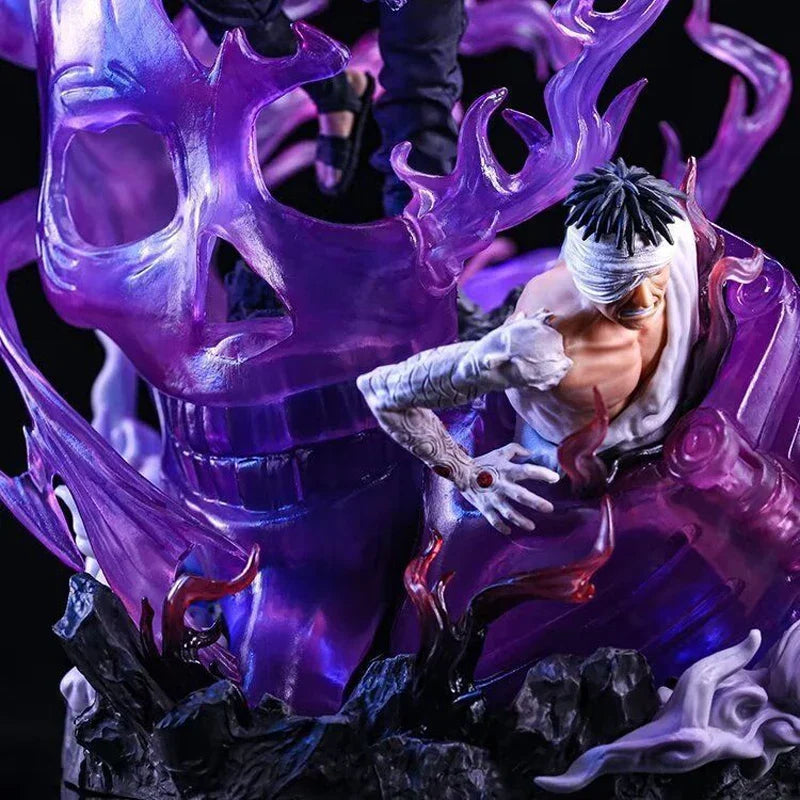 Naruto Anime Figure Uchiha Sasuke 40cm Anime PVC Action Figure Toy GK Naruto Uchiha Sasuke Statue Collectible Model Doll