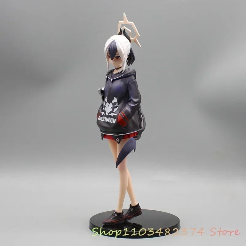 26cm Games Toys Blue Archive Kayoko Figure Hooded Sweatshirt Kayoko Onikata Figure Beautiful Girl Figurine Anime PVC Toys Gifts