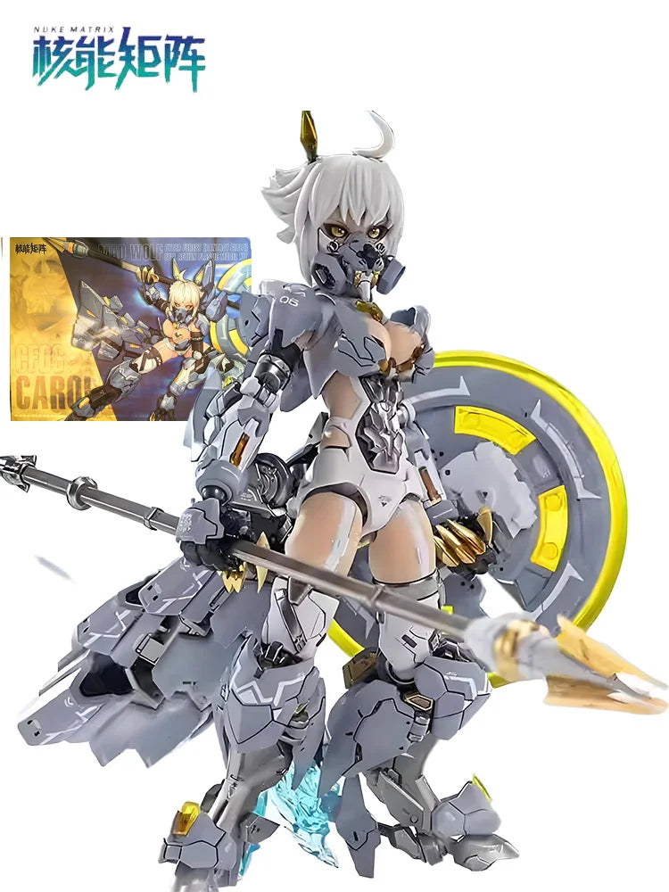 NUKE MATRIX Original Cyber Forest Series MAD WOLF 1/12 Anime Action Figure Assembly Model Toys Collectible Model  Ornaments
