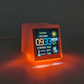MINI Size Smart WIFI Weather Station Clock for Game Room Decoration. DIY Cute GIF Animations and Electronic Album Function