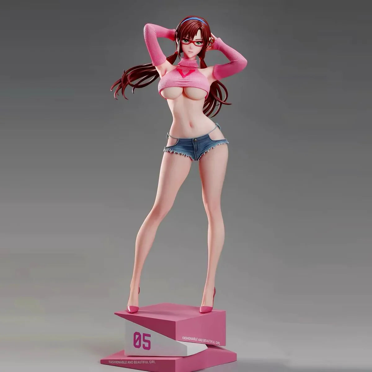 30cm Campus Deskmate Makibo  Makinami Mari  Summer Girlfriend Series Can Be Move Favorites Gk Model Figures Anime Toys Gift