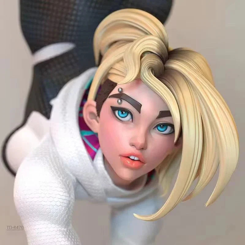 18cm Spidergwen Figure Spider Girl Anime Figure Movie Role Gwen Action Figurine Collectible Toys Decoration Pvc Model Doll Gifts