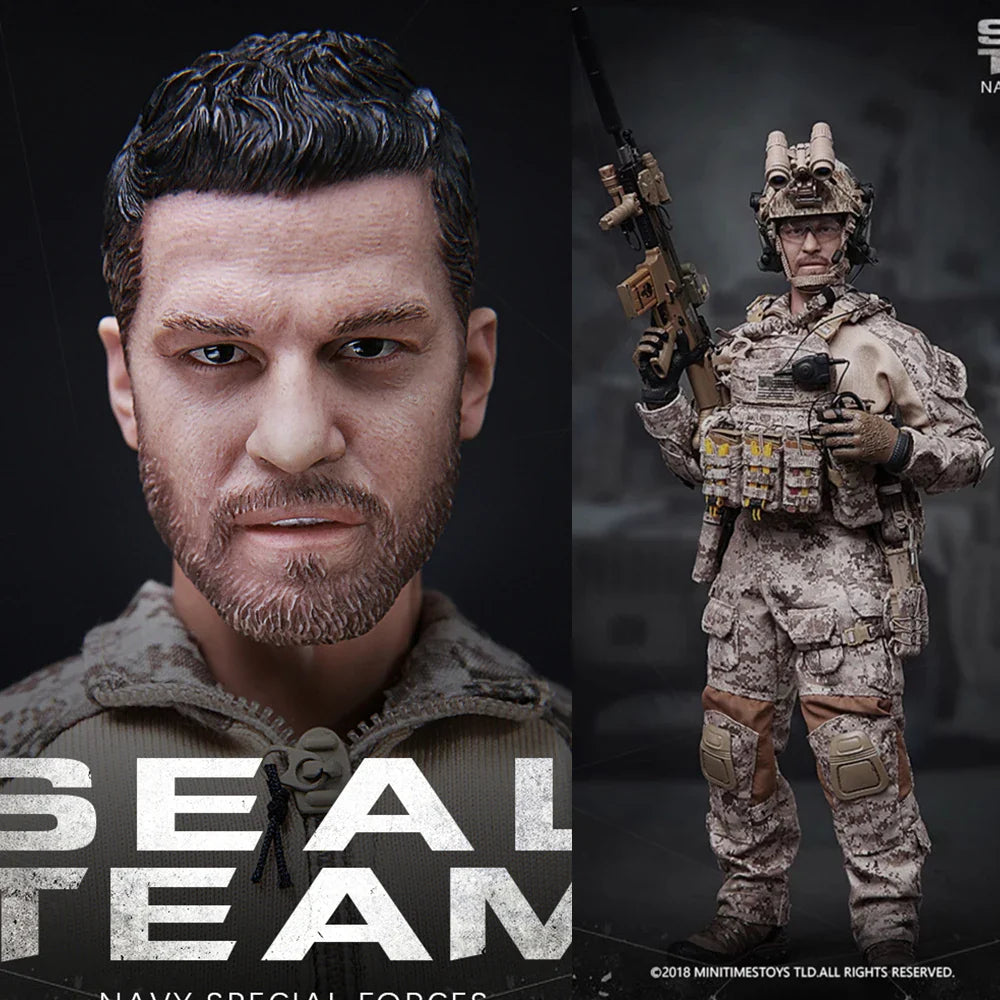 MINITIMES M012 1/6 US SEAL Team Navy Special Forces Soldier Action Figure Full Set 12'' Male Figure Model Collectible