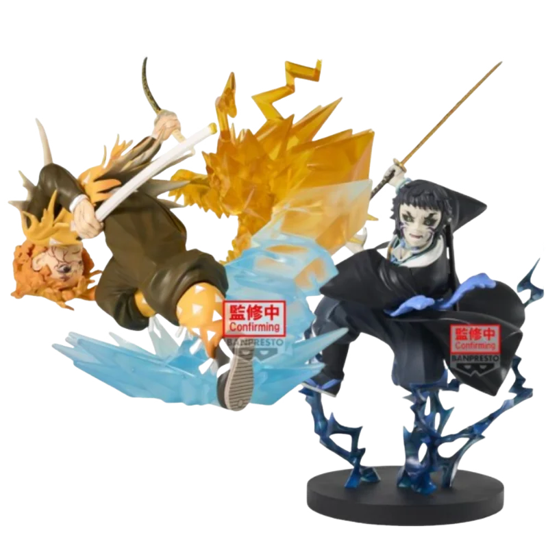 Banpresto Demon Slayer: Kimetsu no Yaiba Anime Kaigaku  & Agatsuma Zenitsu Vibration Stars Action Figure Dress Original Figurine