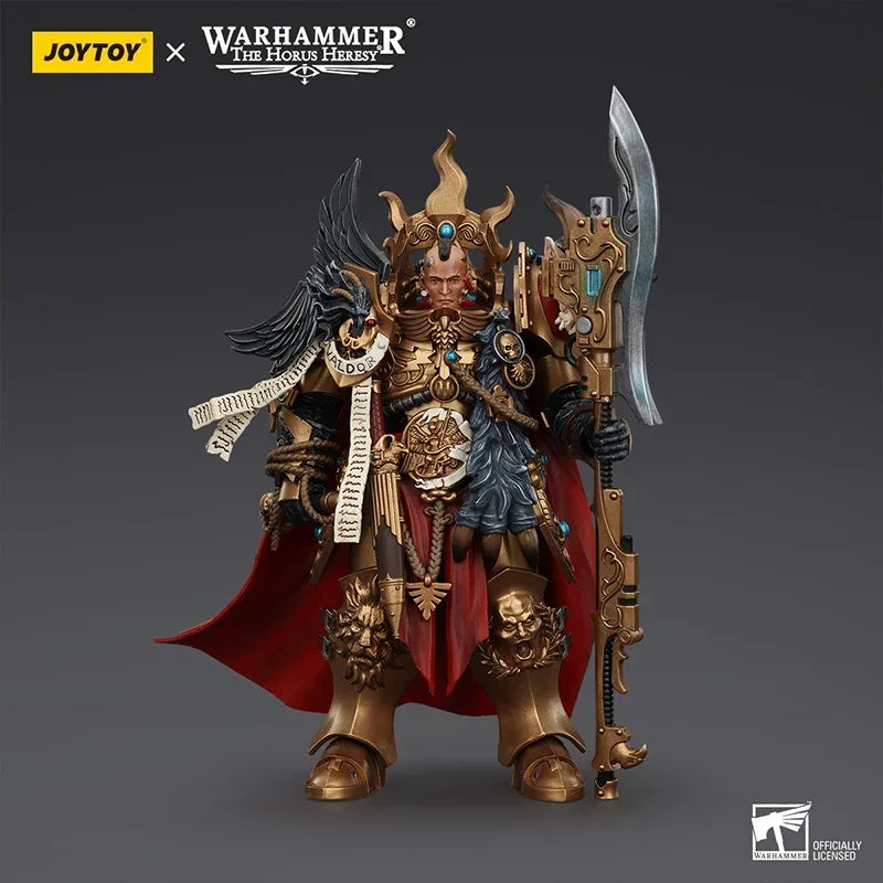 JOYTOY Warhammer Legio Custodes Constantin Valdor Action Figure Toys Valdor Model Movable Dolls Fans Collection