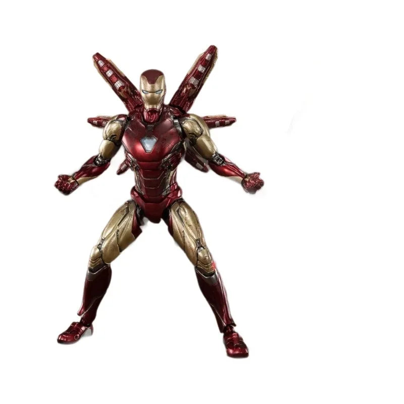 Marvel Avengers Iron Man Mark 85 16cm Articulated Action Figure Collectible Model Statue For Desktop Decoration Kids Xmas Gifts