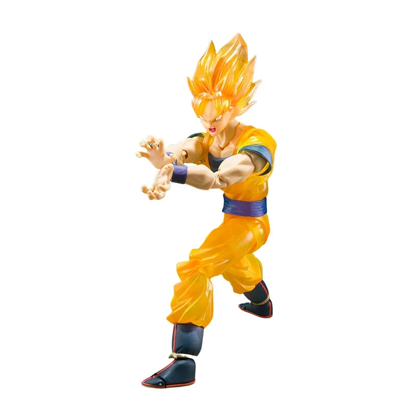Bandai Genuine TNS SHF Dragon Ball Super Saiyan SON GOKU -Z-FIGHTERS- Anime Action Figure Collectible Model Toys Gift Children