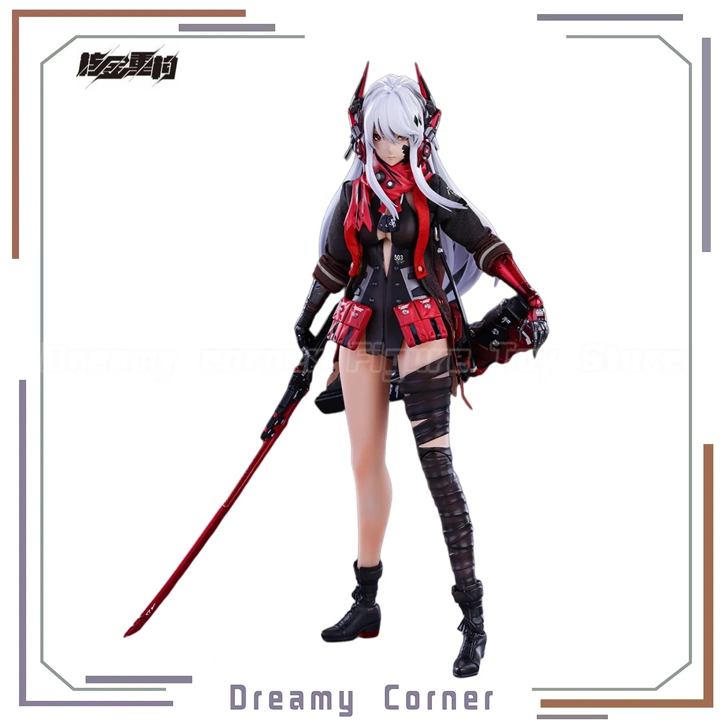 【In Stock】Nuclear Gold Reconstruction AniMester GRAY RAVEN: PUNISHING Lucia Crimson Deep 1/9 Action Figure Collection Toys