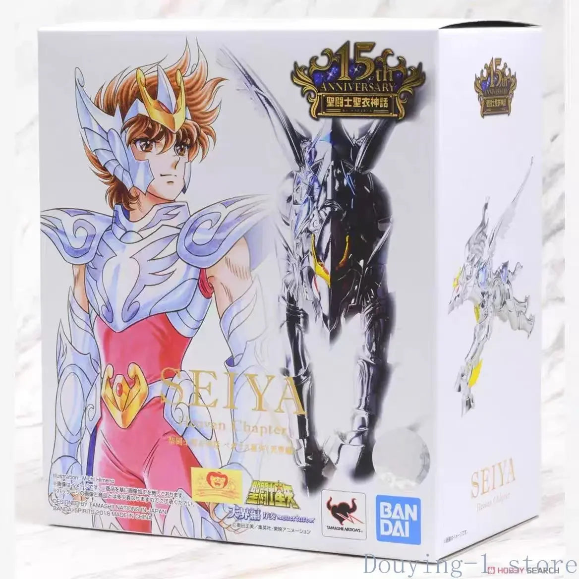 Original Bandai in Stock Saint Seiya EX Saint Cloth Myth 15th Anniversary Pegasus Anime Figure Model Toy Action Figure Toy Gift