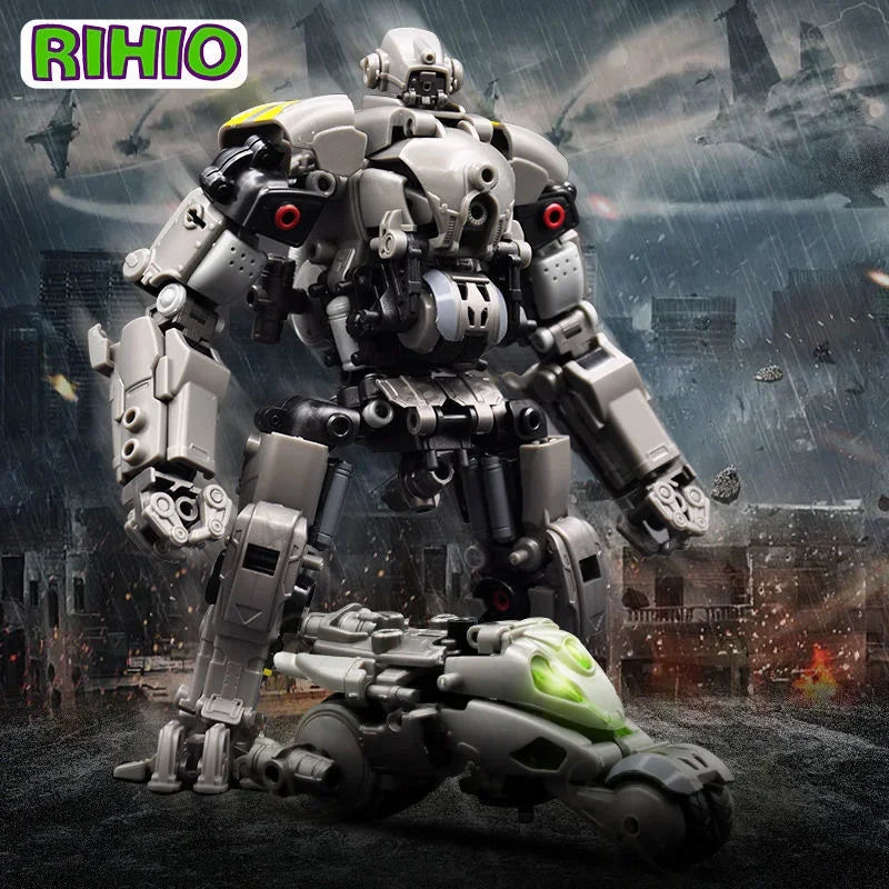 RIHIO Transformierender Roboter Multi Abyss MM-003 Cutter Logistik Frontpanzer Montiert Transformer Mecha Anime Actionfigur Spielzeug Geschenke