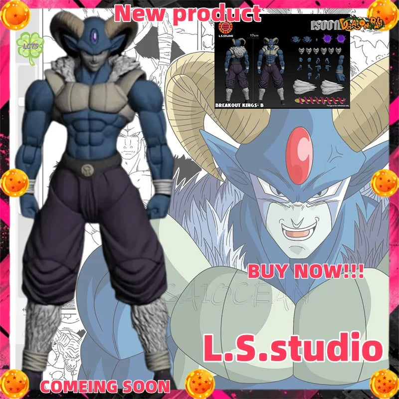 IN STOCK 17cm LS Studio Dragon Ball Action Figure MORO breakout King Anime Figures PVC Statue Collection Model Custom Gifts Toys