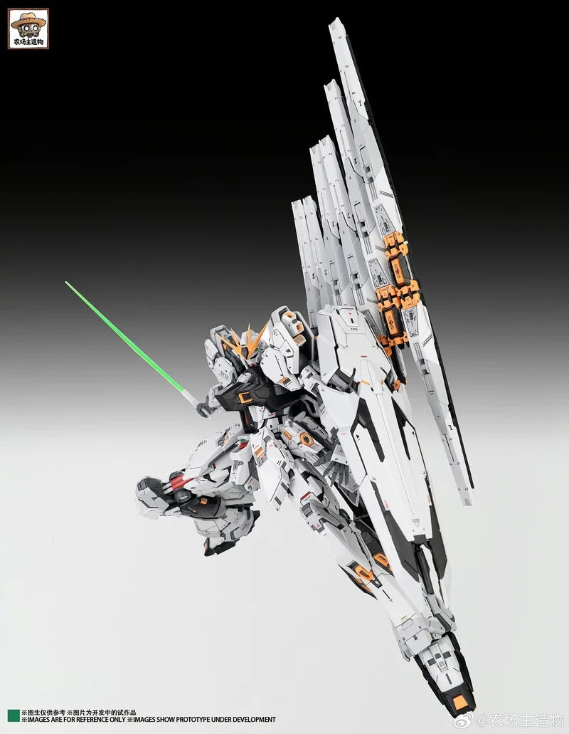 NCZZW Model RX-93 Nu Fighter Action Figure CMM GK Style 1/100 Scale Assembly Model Kit 24cm UC Anime Figures Birthday Gift