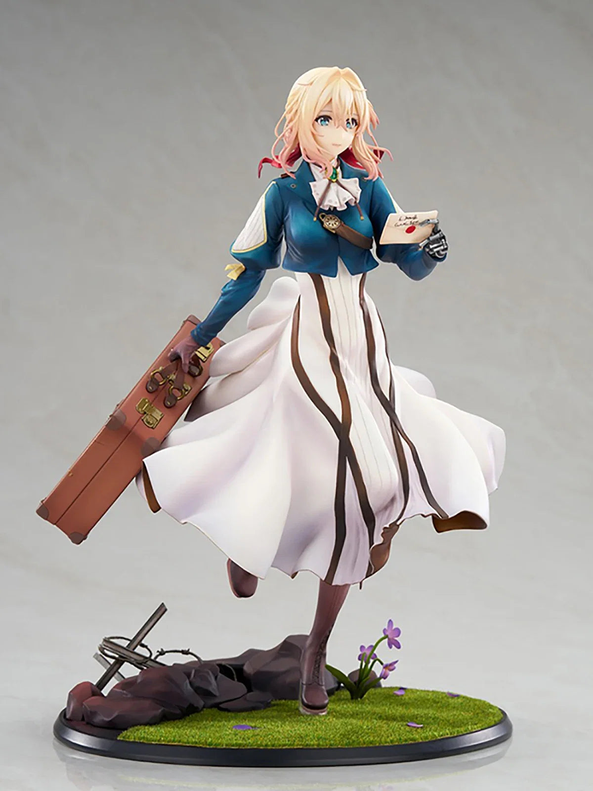 Original Genuine Apex Innovation Prepainted Violet Evergarden Violet Evergarden Auto Memory Doll Ver. 1/7 H=255mm Anime Figure