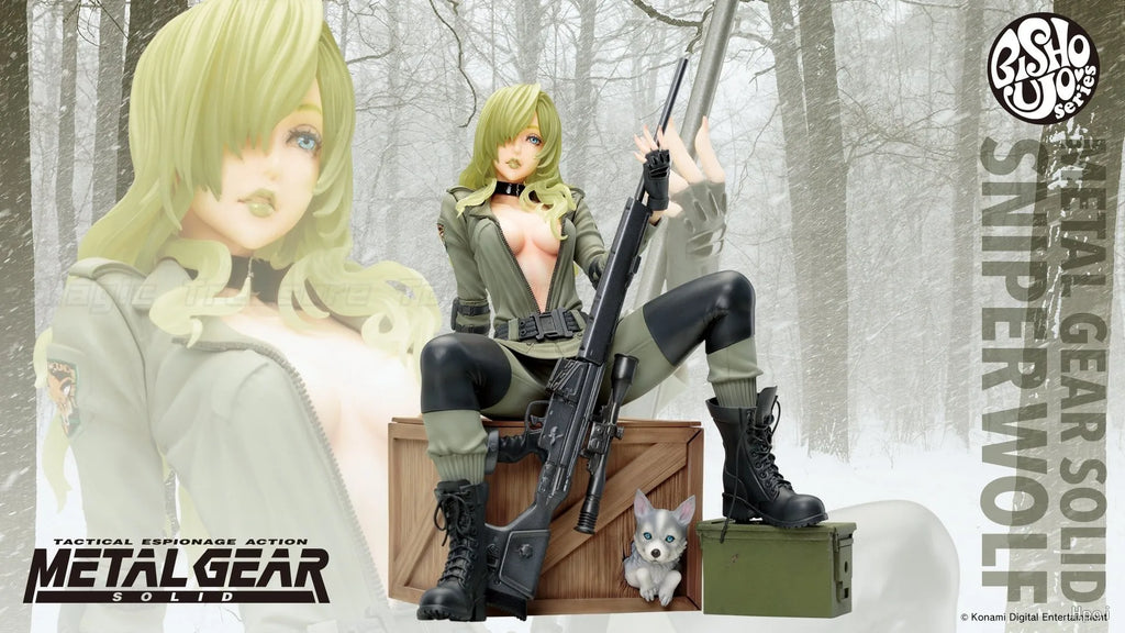 【In Stock】Original Kotobukiya BISHOUJO STATUE Sniper Wolf 1/7 Scale Model Figure Toy Gift