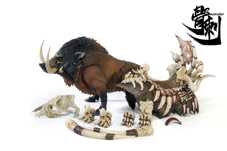 1/12 D20 Studio Scale Collection Figure Boar Bone Spurs Ancient Animals Fit 6-7 Inch Action Figure Doll Mount Model Removable